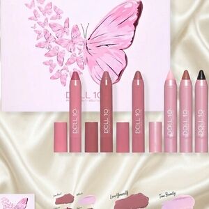 Doll 10 Lip Crayon Collection - Pink and Nude Tones